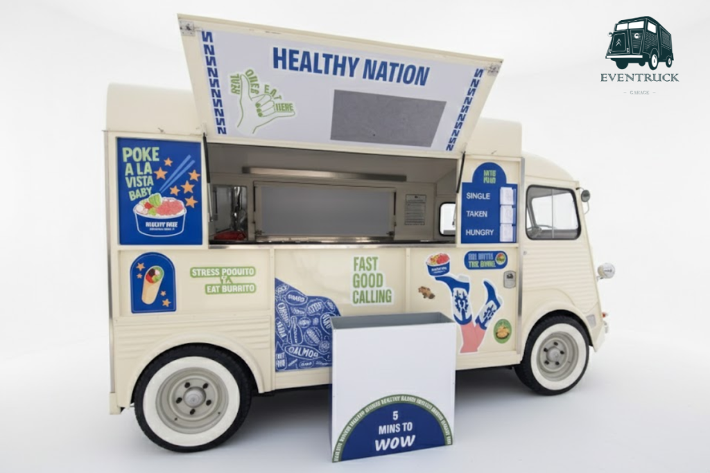 food truck de alquiler para healthy poke por eventruck