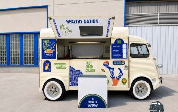 Fabricación de food truck para eventos | Healthy Poke